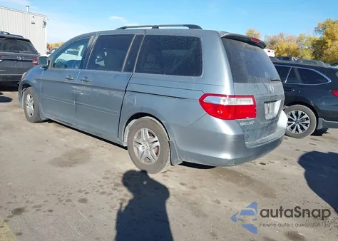 2007 Honda Odyssey Ex-L из США, поврежденный, VIN 5FNRL387X7B002755
